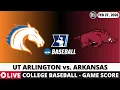 UT ARLINGTON VS ARKANSAS College Baseball Game Score Radio Play-by-Play