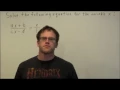 Solving Literal Equations