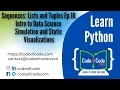Learn Python Ep 18 Intro to Data Science Simulation and Static Visualizations CodeOfCode