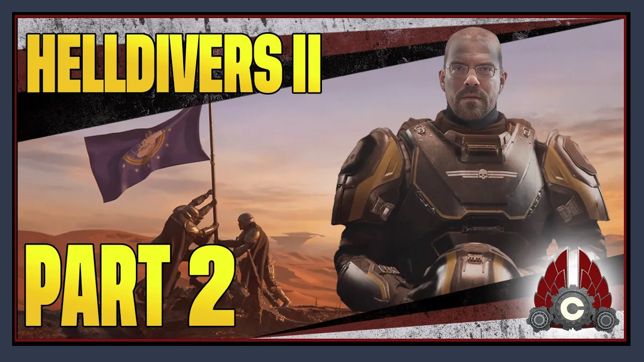 CohhCarnage Plays Helldivers 2 | Omens of Tyranny Update | Sponsored By Playstation | - Part 2