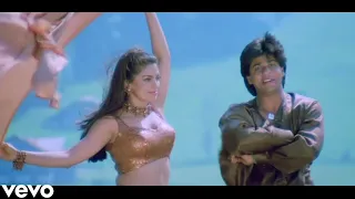 kathai aankhon wali ek ladki 4k video song duplicate shah rukh khan juhi chawla kumar sanu