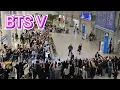 Download Lagu BTS V | Airport Arrival | Wide \u0026 Zoom