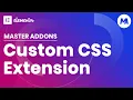 How to ad Elementor Custom CSS on Elementor Free