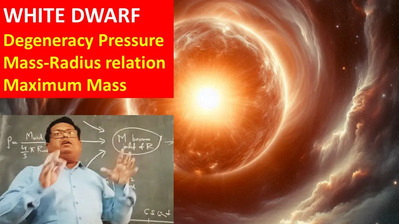 White dwarf derivation - Pressure, MR relation, Maximum Mass