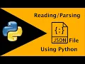 How to read parse JSON file using Python3 6