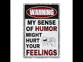Funny Warning Metal Sign Review Durable Man Cave Decor