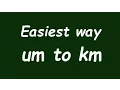 Download Lagu Convert micrometer to Km ( micrometer to kilometer) with Example