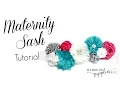 DIY Maternity Sash Tutorial - How to Make a Maternity Belly Sash for Photography Hairbow Supplies