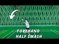 How to hit a PERFECT forehand HALF SMASH (stick smash) | Basic Feather \u0026 Morten Frost