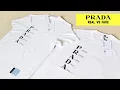Real vs Fake Prada T-Shirt How To Spot Fake Prada