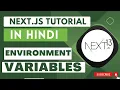 Next JS tutorial in Hindi Environment variables in Next js 13 4