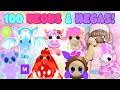 100 NEONS MEGA Expanding My Inventory Roblox Adopt Me Riivv3r