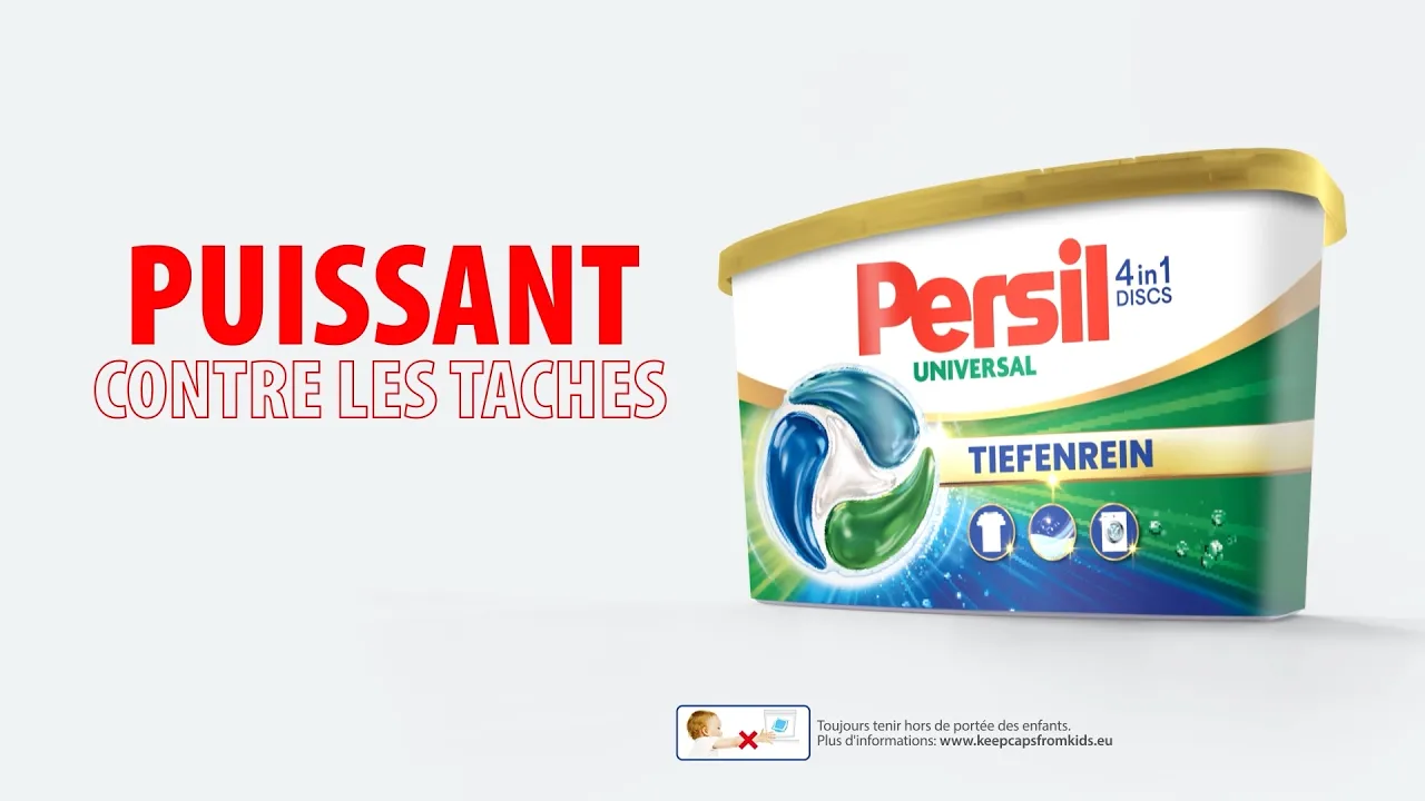 Persil — Persil Universal Discs - Powerful Stain Removal (YouTube video ad)