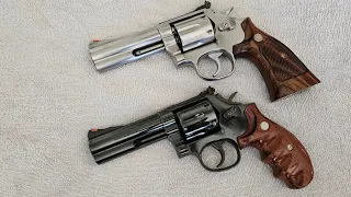 Smith Wesson 686 vs 586 Revolver comparison 357 Magnum