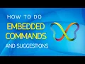 Embedded Commands Suggestions How To Do Them
