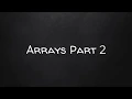 Learn JavaScript Part 17 - Arrays Part 2