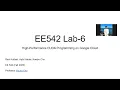 High-Performance CUDA Programming on Google Cloud ee542 lab6