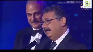 ماجد الكدواني يبكي الحضور خلال استلامه جائزه افضل فنان في مهرجان السنيماء         دندنها