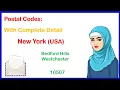 Postal Code of Bedford Hills Westchester State New York City USA Zip Code