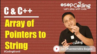 Array of pointers to string Finding length of strings using pointer DSA Basics -