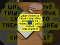 Lesson 12 Positive Self-Talk