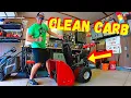 HOW TO CLEAN AN MTD YARD MACHINES CRAFTSMAN TROY BILT SNOWBLOWER CARBURETOR FOR BEGINNERS
