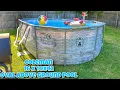 Coleman 16 x 10 x 42 Oval Above Ground Pool Setup 2023