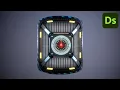 Substance Designer - Sci-fi Wall