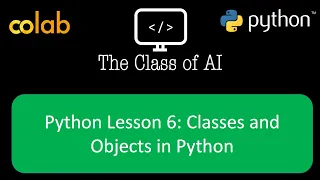 Python Lesson 6 Classes and Objects in Python