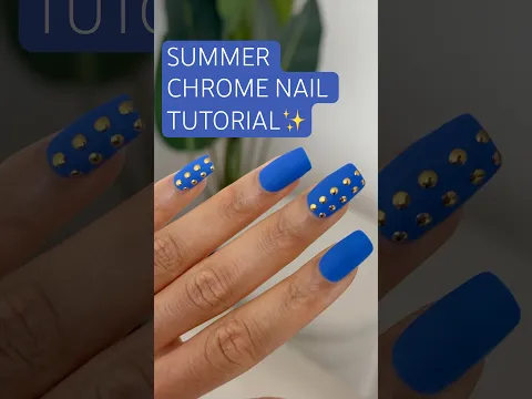 GEL POLISH CHROME NAIL ART AT HOME #sallybeautypartner #sallyambassador