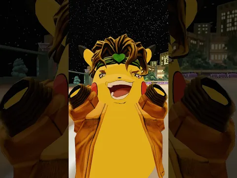Dio Pikachu vs Jotaro 😳