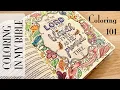 Bible Coloring 101 Bible Journaling with Colored Pencils