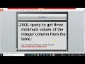 SQL query to get minimum nth values of integer column from table SQL Minimum 3 values in SQL