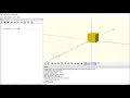 OpenSCAD - cube