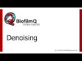 BiofilmQ Tutorials - 2 2 2 Denoising