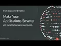 AppDev with Oracle Machine Learning and AutoML Oracle DatabaseWorld AI Edition
