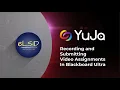Lagu YuJa Basics for Students | Recording a Video with YuJa in a Blackboard Ultra course