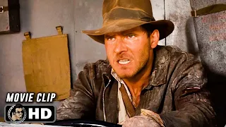epic car chase scene raiders of the lost ark 1981 movie clip hd