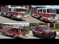 BRAND NEW Milton MA Fire Dept NEW Engine 1 Engine 2 Ladder 1 Car 2 Responding
