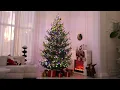Holiday Magic HOMCOM 9 ft Prelit Artificial Christmas Tree