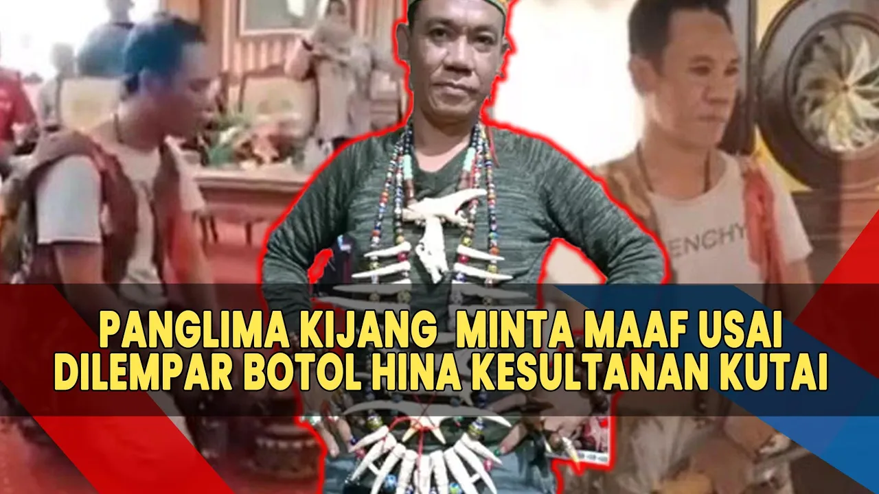 Hina & Fitnah Kesultanan Kutai, Dilempari Botol Saat Sidang Adat, Panglima Kijang Memelas Minta Maaf