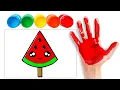 Let s Draw Color Fruits explore colors kids fun for Kids Toddlers