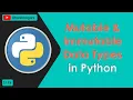 What are Mutable and Immutable Data Types in Python - Hindi