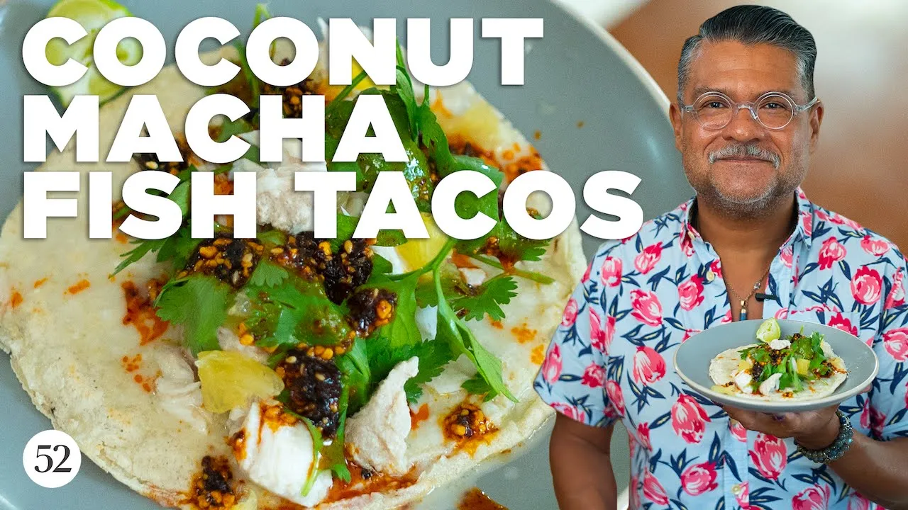 Coconut-Roasted Cod With Anchovy Salsa Macha   Sweet Heat with Rick Martnez