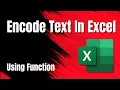 How to Use Encode Url Function In Excel