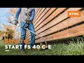 How to Start FS 40 C-E STIHL Tutorial