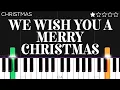 Download Lagu Christmas - We Wish You A Merry Christmas | EASY Piano Tutorial