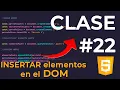 JS 22 APRENDE a USAR createElement appendChild append Curso JAVASCRIPT