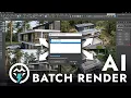 3ds Max Plugin - AI Batch Render in one click