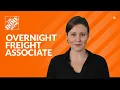 The Home Depot Canada Overnight Freight Associate job Overview